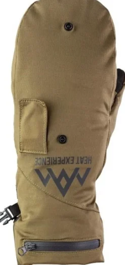Heat Experience Heated Hunt Pullover Mittens Unisex lämpökintaat metsästykseen, maastonvihreä Sale