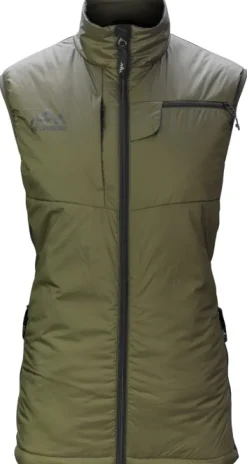Heated Hunt Vest V2 naisten lämpöliivi, Olive Green-Heat Experience Discount