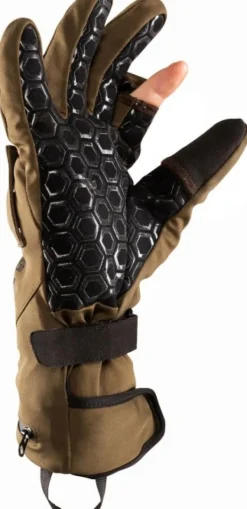 Heated Hunting Gloves lämpöhanskat metsästykseen, maastonvihreä-Heat Experience Fashion