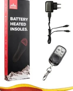 Heated Insoles lämmitettävät pohjalliset, punainen-Heat Experience Online