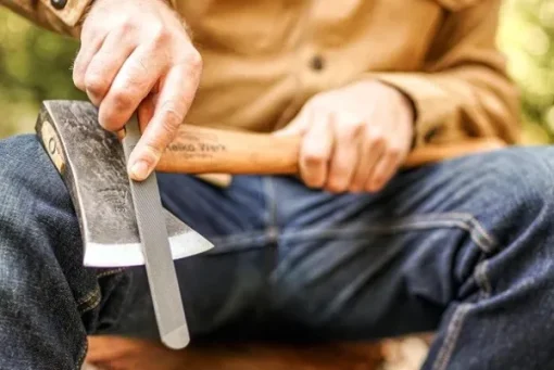 Double Sided Axe File kaksipuolinen viila-Helkowerk Clearance