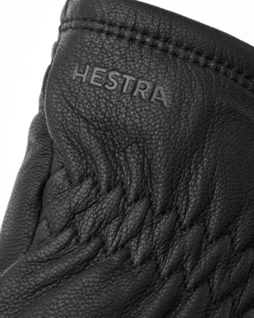 Hestra Alvar nahkahanskat, musta Hot
