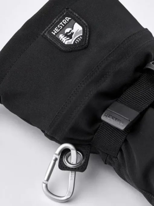 Army Leather Extreme Mitt kintaat, musta-Hestra Outlet
