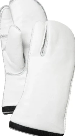 Army Leather Heli Ski 3 Finger Musta-Hestra Hot