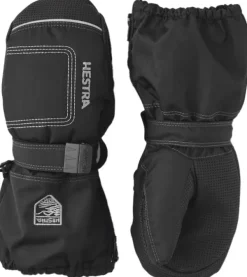 Hestra Baby Zip Long Mitt Musta Discount