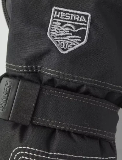Hestra Baby Zip Long Mitt Musta Discount