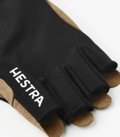 Hestra Bike Guard Short pyöräilykäsineet, musta/ruskea Fashion