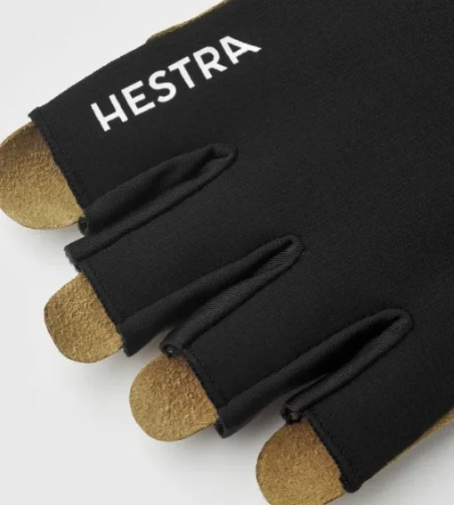 Hestra Bike Guard Short pyöräilykäsineet, musta/ruskea Fashion