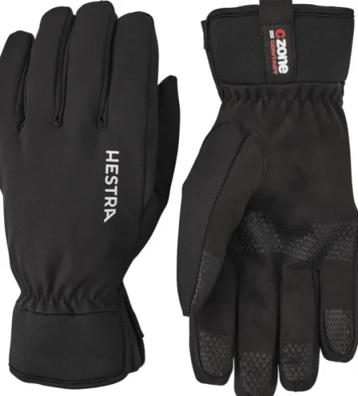 CZone Contact Glove 5 Finger hanskat, musta-Hestra Online
