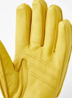 Hestra Deerskin Primaloft Rib nahkahanska, keltaruskea Best