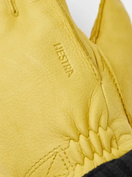Hestra Deerskin Primaloft Rib nahkahanska, keltaruskea Best