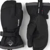Hestra Gauntlet CZone Junior 3 Finger -lasten toppahanskat (Black) New