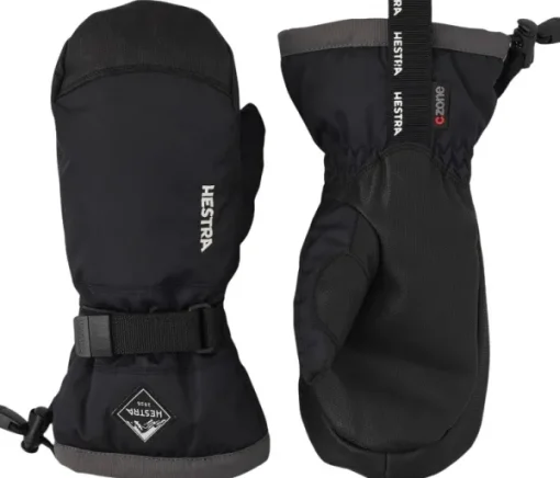 Gauntlet CZone Junior Mitt Musta/Grafiitti-Hestra Hot