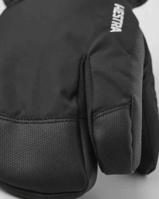 Hestra Gauntlet CZone Junior 3 Finger -lasten toppahanskat (Black) New