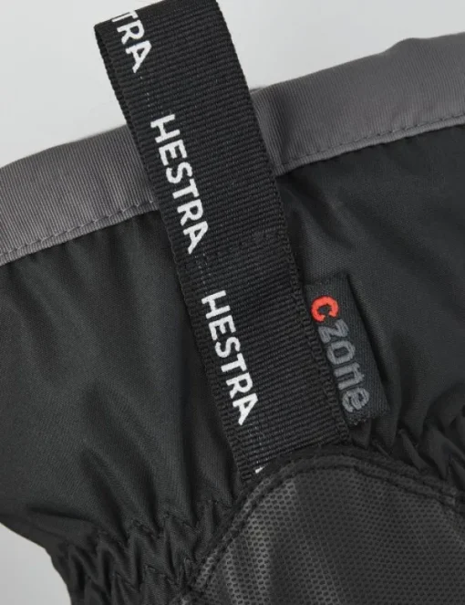 Hestra Gauntlet CZone Junior 3 Finger -lasten toppahanskat (Black) New