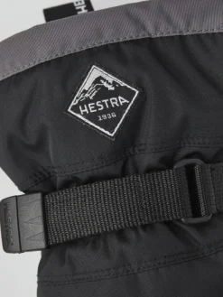 Hestra Gauntlet CZone Junior 3 Finger -lasten toppahanskat (Black) New