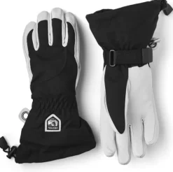 Heli Ski -naisten hanskat (Black/Off White)-Hestra Online