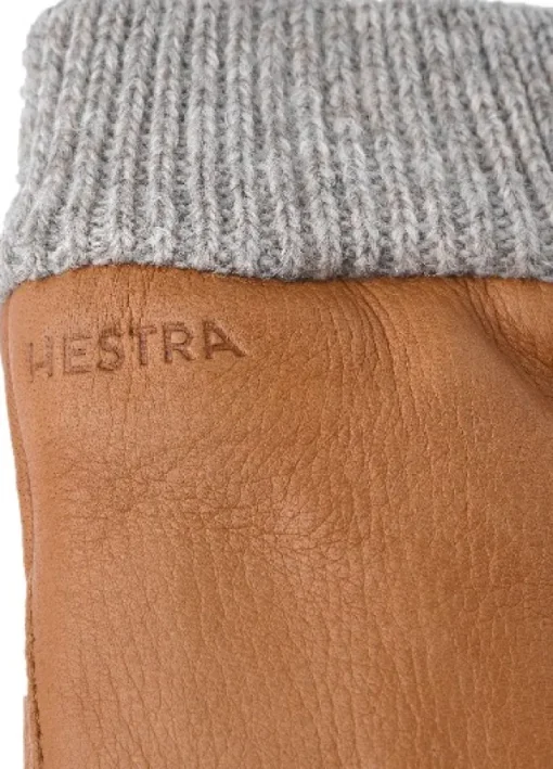 Idun Mitt hirvennahkaiset kintaat, vaaleanruskea-Hestra Discount