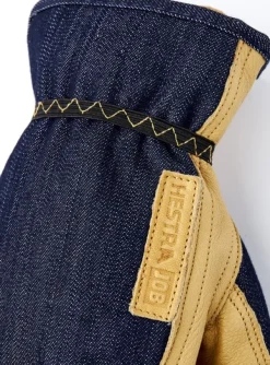Hestra Job Kobolt Denim Indigo Työkäsine New