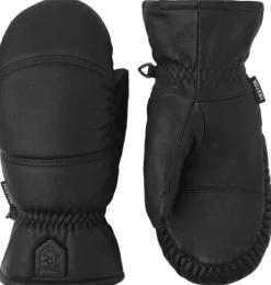 Leather Box -nahkarukkaset, musta-Hestra Fashion