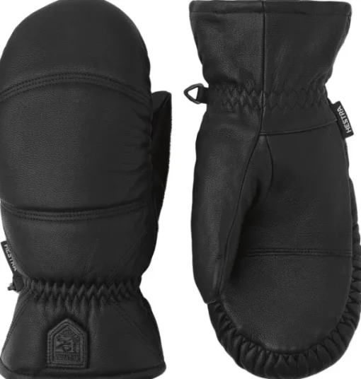 Leather Box -nahkarukkaset, musta-Hestra Fashion
