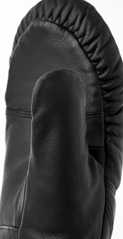Leather Box -nahkarukkaset, musta-Hestra Fashion