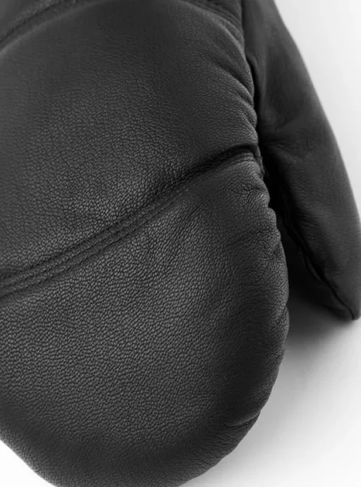 Leather Box -nahkarukkaset, musta-Hestra Fashion