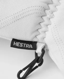 Leather Box -nahkarukkaset, valkoinen-Hestra New