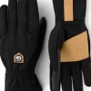 Merino Windwool Liner merinovillahanskat, unisex, musta-Hestra New