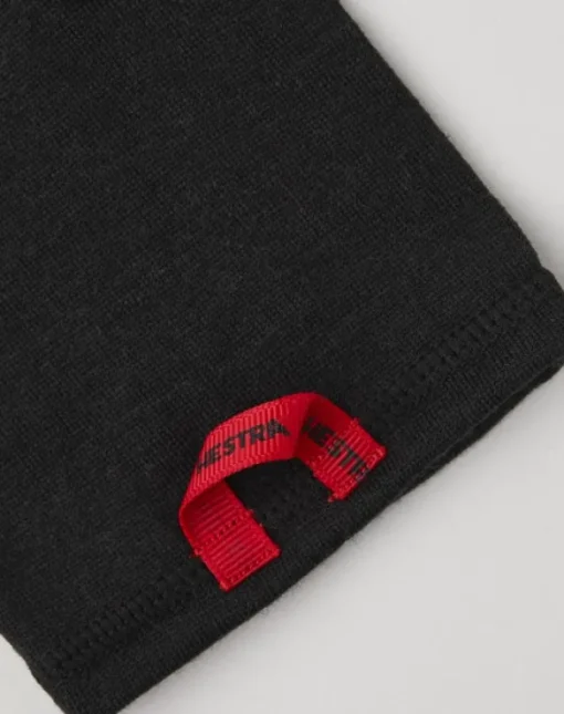Merino Wool Liner Long pitkävartiset aluskäsineet, musta-Hestra Discount