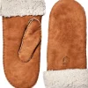 Sheepskin Mitt naisten nahkakintaat, ruskea-Hestra Outlet