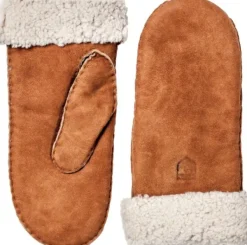 Sheepskin Mitt naisten nahkakintaat, ruskea-Hestra Outlet