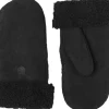 Hestra Sheepskin Mitt naisten nahkakintaat, musta Hot
