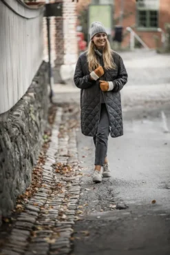 Sheepskin Mitt naisten nahkakintaat, ruskea-Hestra Outlet