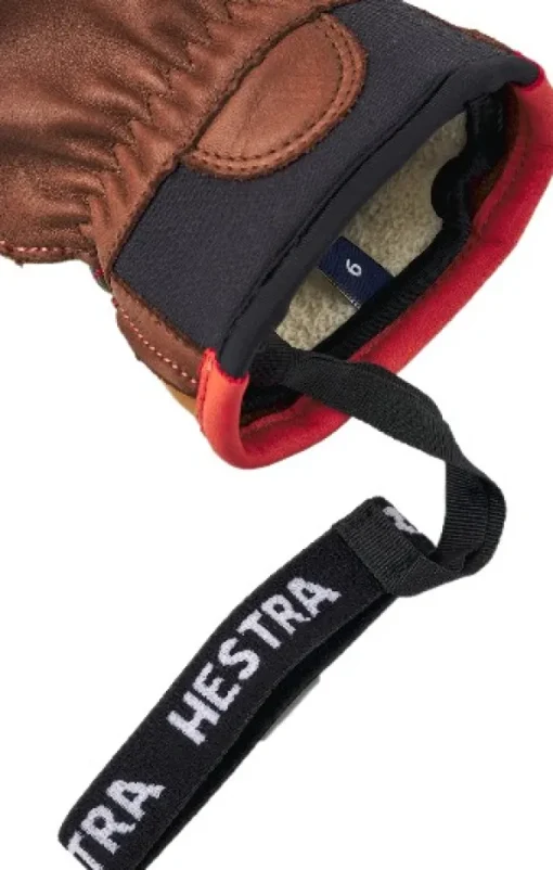 Hestra Wakayama 5 finger nahkahanskat, unisex, ruskea Best