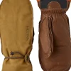 Wakayama Mitt nahkakintaat, unisex, ruskea-Hestra Outlet