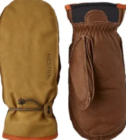 Wakayama Mitt nahkakintaat, unisex, ruskea-Hestra Outlet