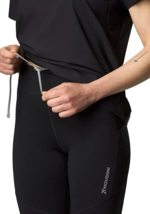 Adventure Tights naisten trikoot, musta-Houdini Hot