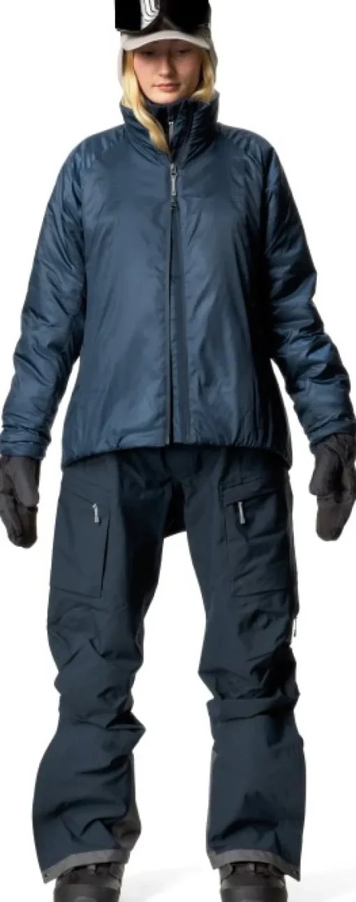 Houdini Dunfri Jacket naisten toppatakki, Deep Sea Blue New