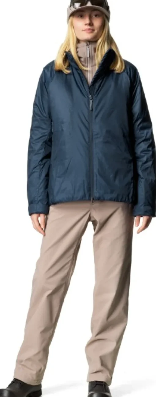 Houdini Dunfri Jacket naisten toppatakki, Deep Sea Blue New