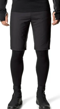 Houdini Moonwalk Shorts lämpöshortsit, musta Hot