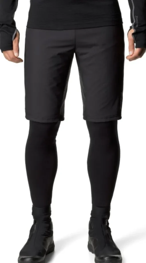 Houdini Moonwalk Shorts lämpöshortsit, musta Hot