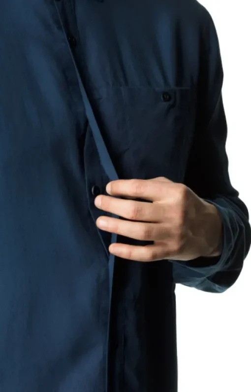 Houdini M's Tree Longsleeve Shirt Big Blue Light Clearance
