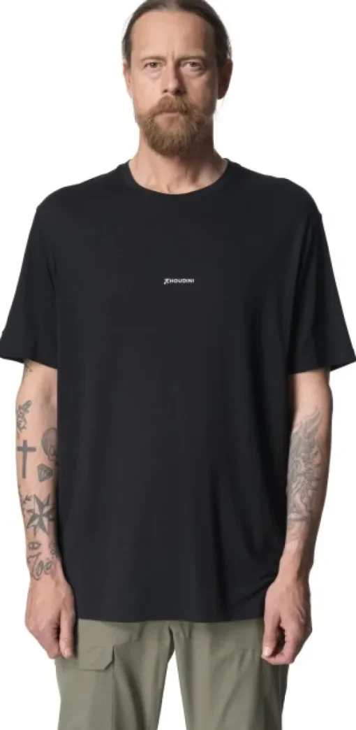 Houdini M's Tree Message Tee True Black / New