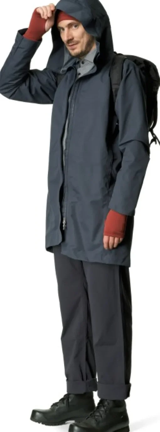 One Parka kuoritakki, sininen-Houdini New