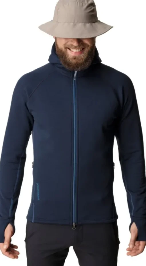 Power Houdi fleecetakki, Blue Illusion-Houdini Clearance