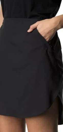Stride Skirt tekninen hame, musta-Houdini Fashion