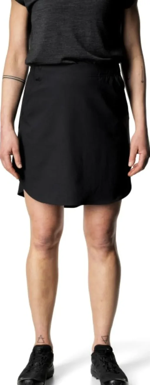 Stride Skirt tekninen hame, musta-Houdini Fashion