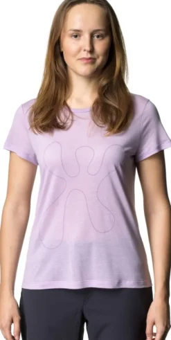 Tree Message Tee naisten t-paita, liila-Houdini Online