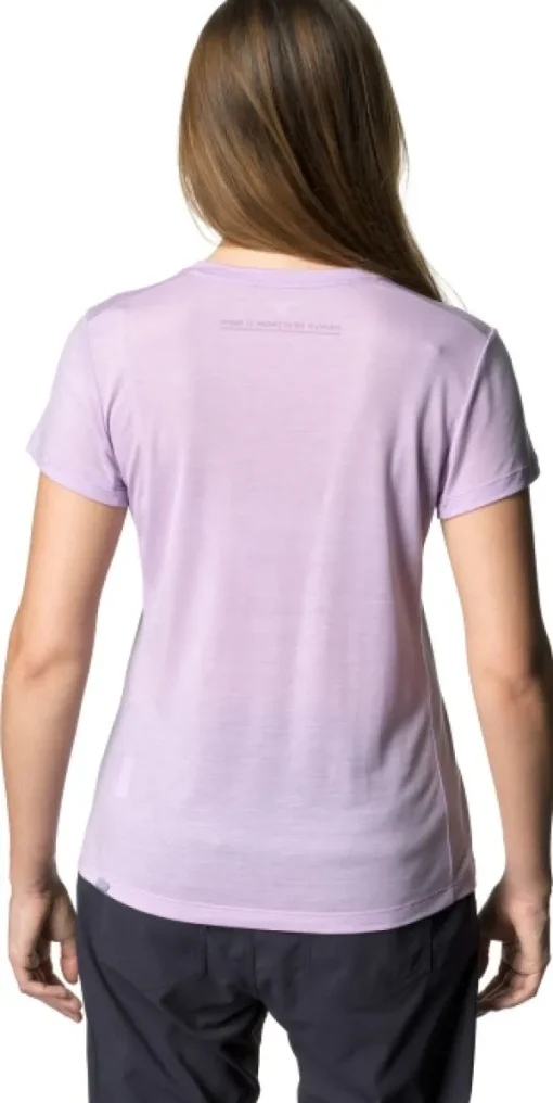 Tree Message Tee naisten t-paita, liila-Houdini Online